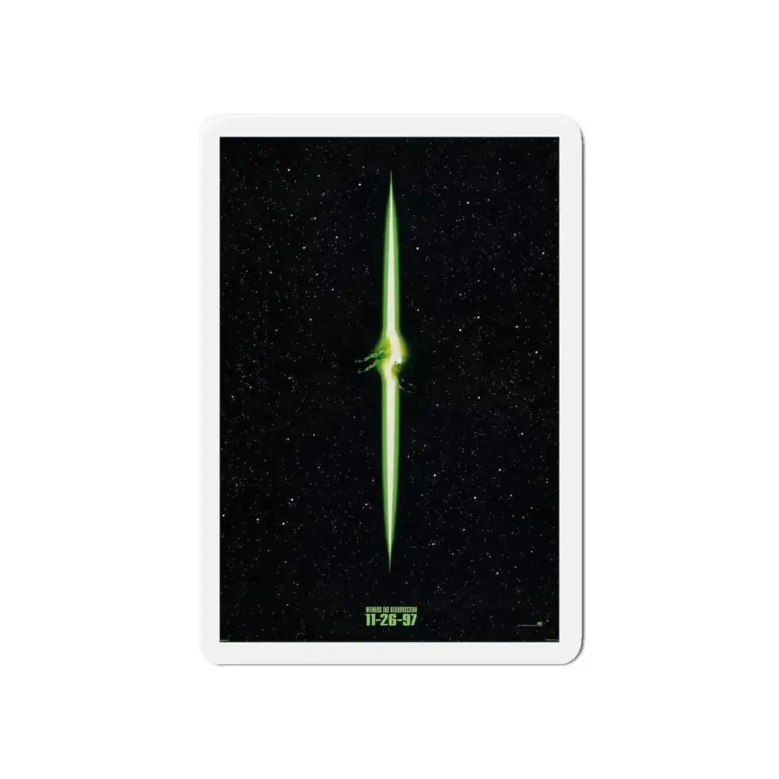 ALIEN RESSURECTION (TEASER) 1997 Movie Poster - Refrigerator Magnet - The Sticker Space