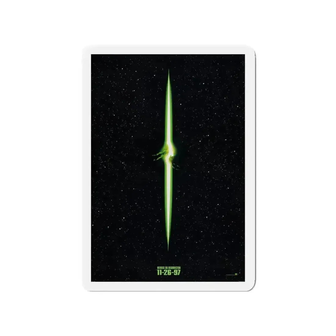 ALIEN RESSURECTION (TEASER) 1997 Movie Poster - Refrigerator Magnet - The Sticker Space