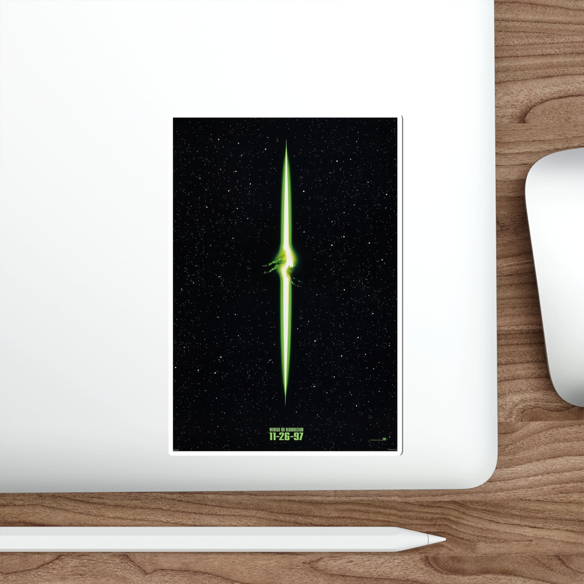 ALIEN RESSURECTION (TEASER) 1997 Movie Poster STICKER Vinyl Die-Cut Decal-The Sticker Space