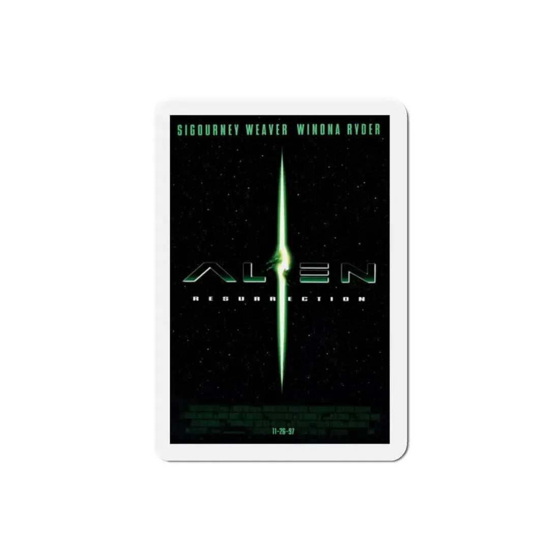 Alien Resurrection 1997 Movie Poster Refrigerator Magnet - The Sticker Space