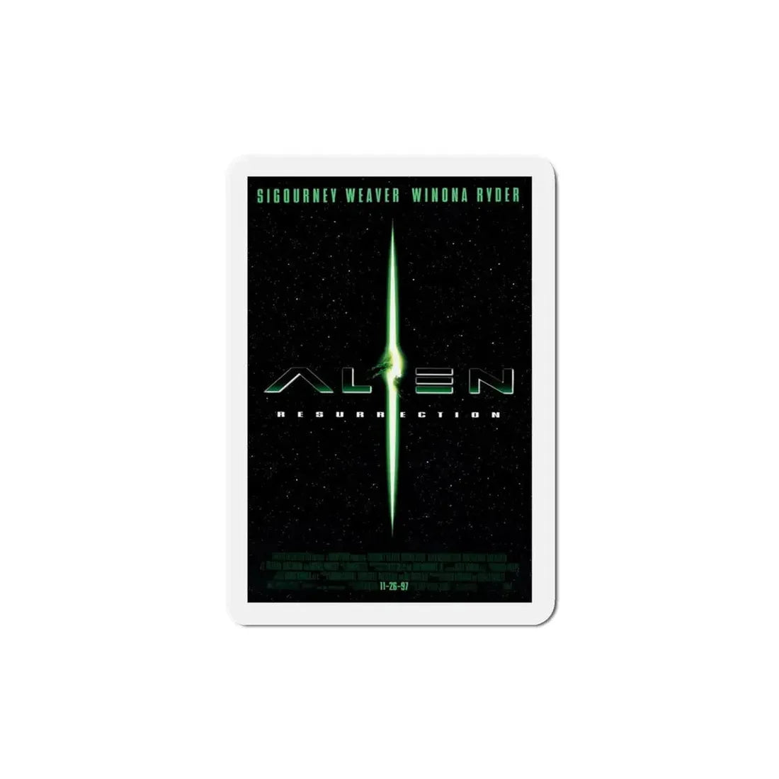 Alien Resurrection 1997 Movie Poster Refrigerator Magnet - The Sticker Space