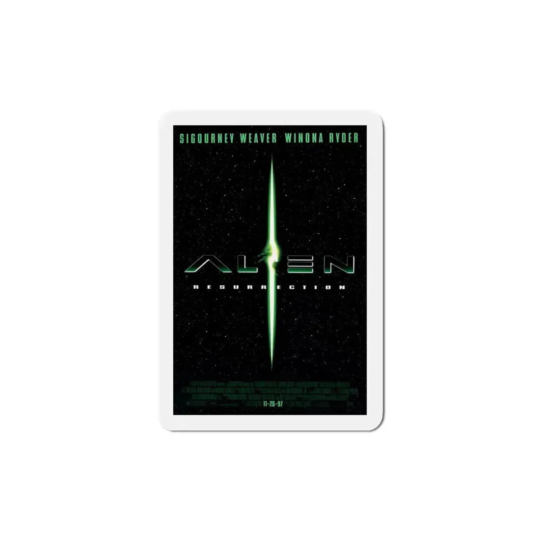 Alien Resurrection 1997 Movie Poster Refrigerator Magnet - The Sticker Space