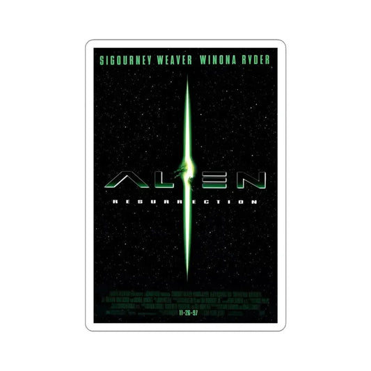 Alien Resurrection 1997 Movie Poster STICKER Vinyl Die-Cut Decal 6 Inch - The Sticker Space