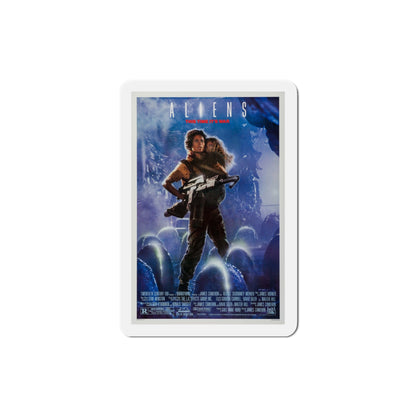 Aliens 1986 Movie Poster Die-Cut Magnet-3" x 3"-The Sticker Space