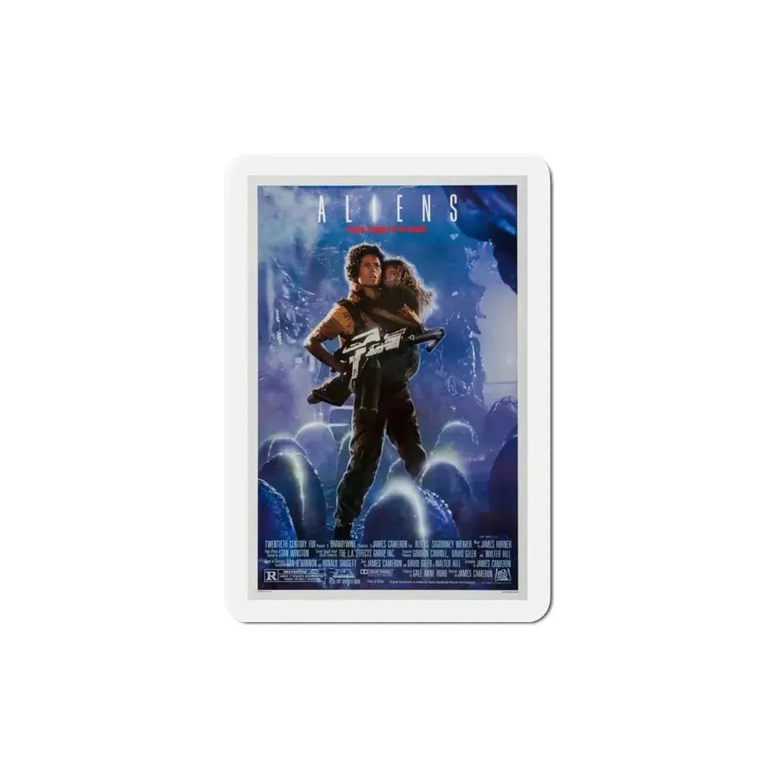 Aliens 1986 Movie Poster Refrigerator Magnet - The Sticker Space