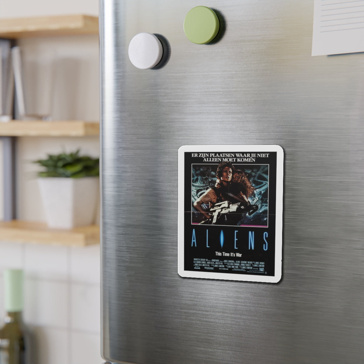 ALIENS (DUTCH) 1986 Movie Poster - Die-Cut Magnet-The Sticker Space