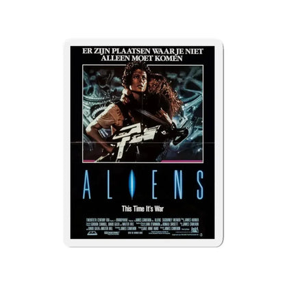 ALIENS (DUTCH) 1986 Movie Poster - Refrigerator Magnet - The Sticker Space