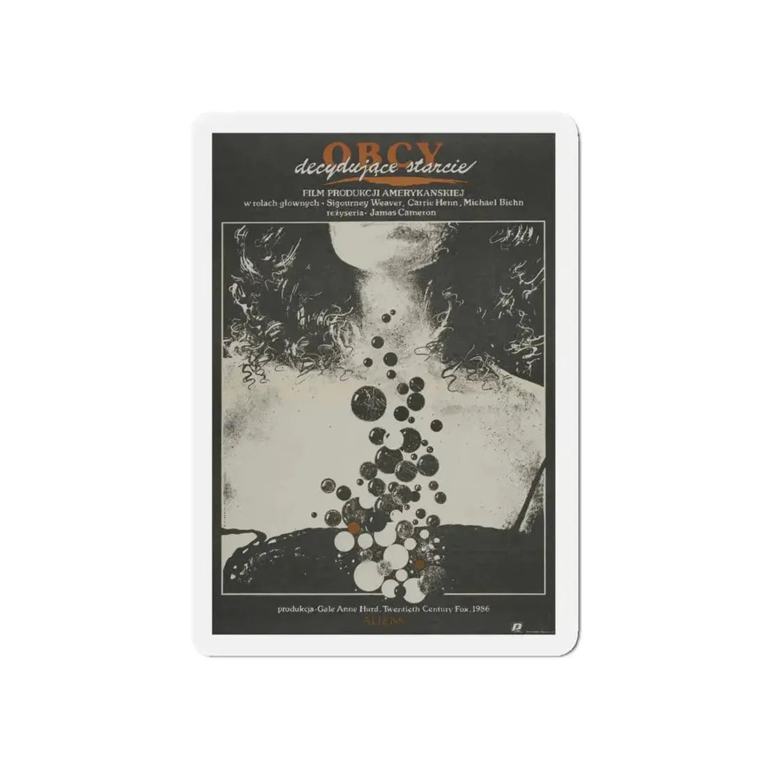 ALIENS (POLISH) 1986 Movie Poster - Refrigerator Magnet 5 Inch - The Sticker Space