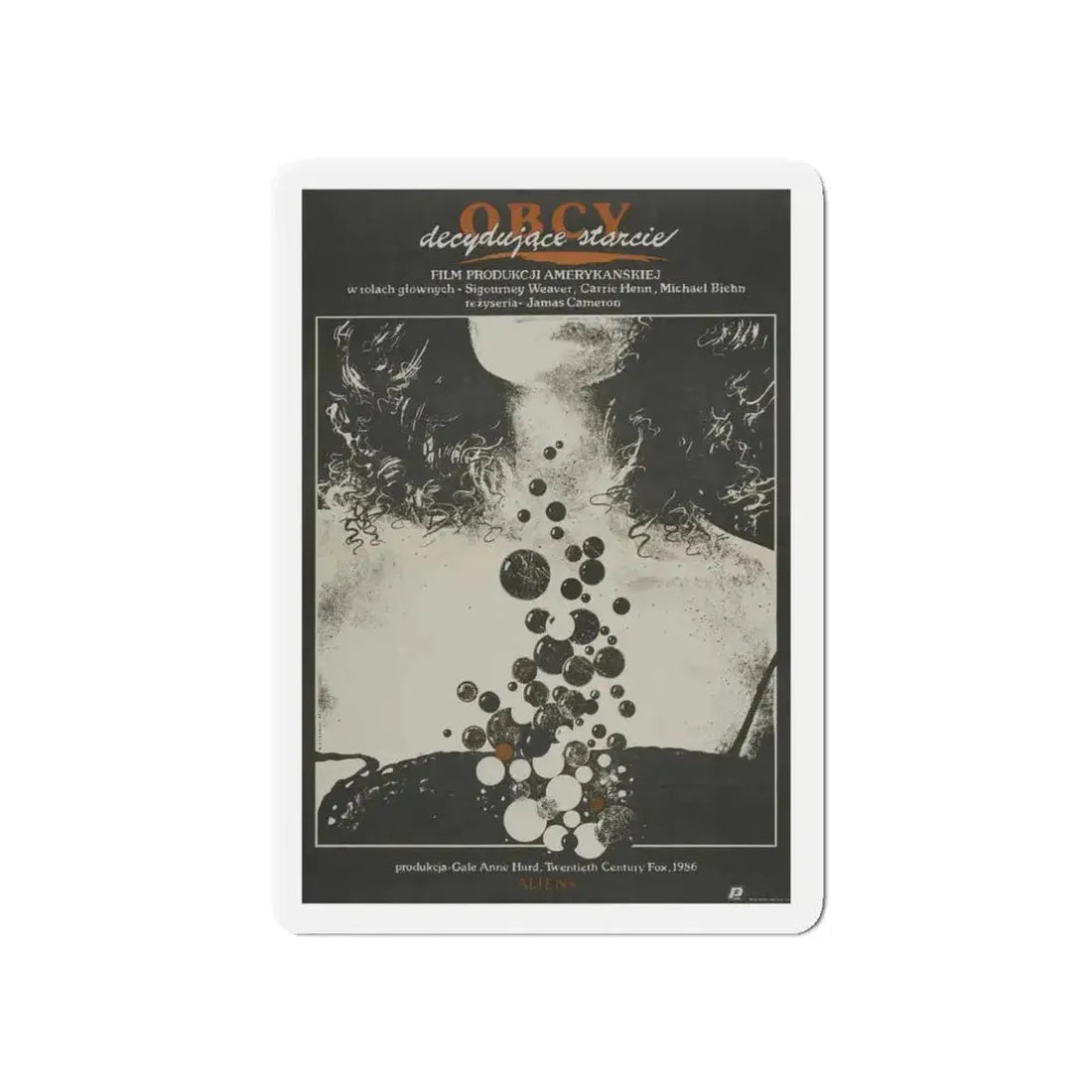 ALIENS (POLISH) 1986 Movie Poster - Refrigerator Magnet - The Sticker Space