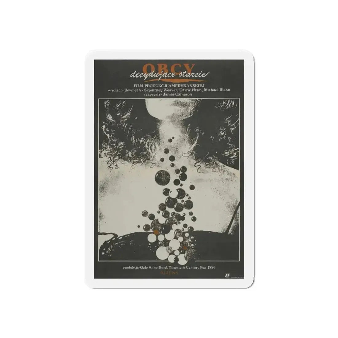 ALIENS (POLISH) 1986 Movie Poster - Refrigerator Magnet - The Sticker Space