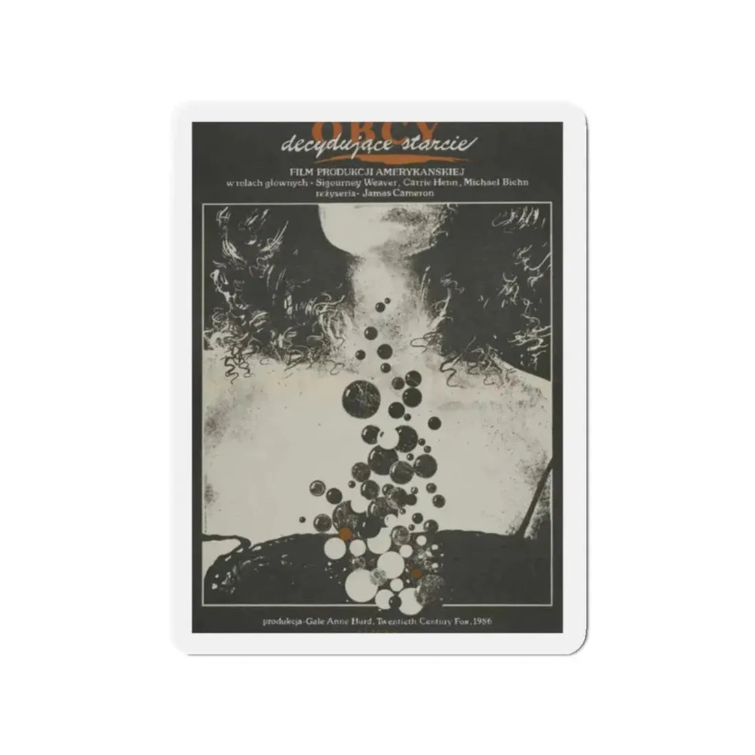 ALIENS (POLISH) 1986 Movie Poster - Refrigerator Magnet - The Sticker Space