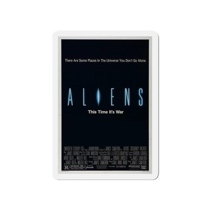 ALIENS (TEASER) 1986 Movie Poster - Die-Cut Magnet-5" x 5"-The Sticker Space