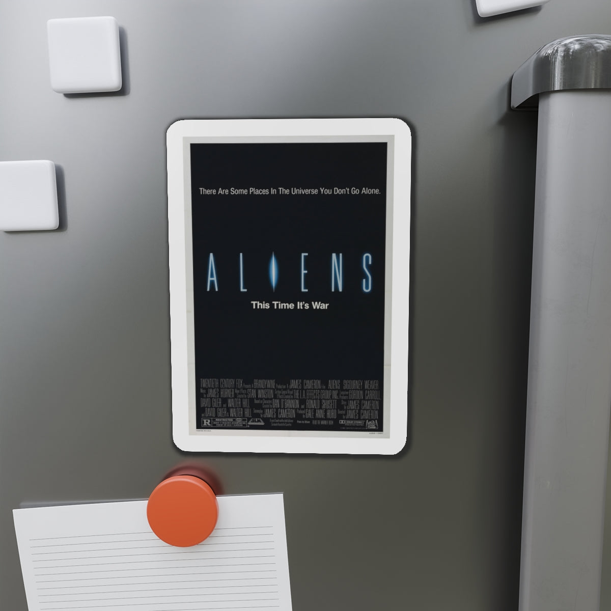 ALIENS (TEASER) 1986 Movie Poster - Die-Cut Magnet-The Sticker Space