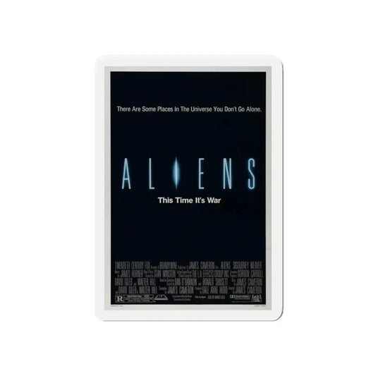 ALIENS (TEASER) 1986 Movie Poster - Refrigerator Magnet 6 Inch - The Sticker Space