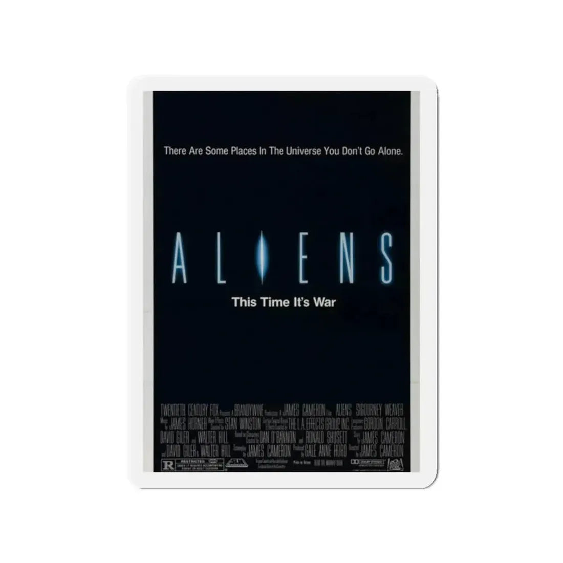 ALIENS (TEASER) 1986 Movie Poster - Refrigerator Magnet - The Sticker Space