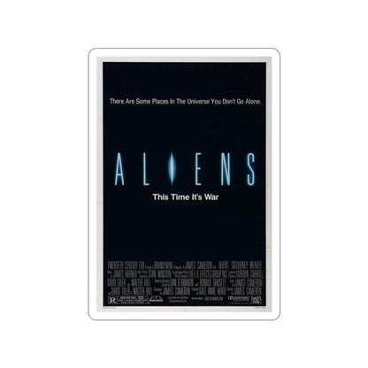 ALIENS (TEASER) 1986 Movie Poster STICKER Vinyl Die-Cut Decal-2 Inch-The Sticker Space