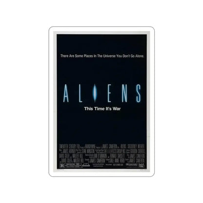 ALIENS (TEASER) 1986 Movie Poster STICKER Vinyl Die-Cut Decal 2 Inch - The Sticker Space