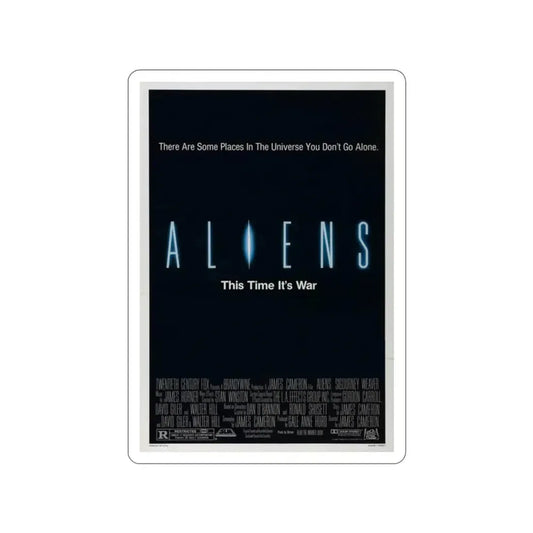 ALIENS (TEASER) 1986 Movie Poster STICKER Vinyl Die-Cut Decal 2 Inch - The Sticker Space