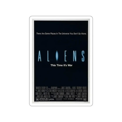 ALIENS (TEASER) 1986 Movie Poster STICKER Vinyl Die-Cut Decal 3 Inch - The Sticker Space