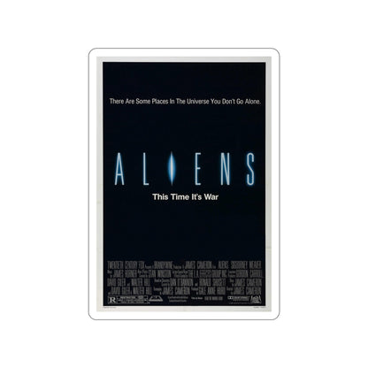 ALIENS (TEASER) 1986 Movie Poster STICKER Vinyl Die-Cut Decal-5 Inch-The Sticker Space