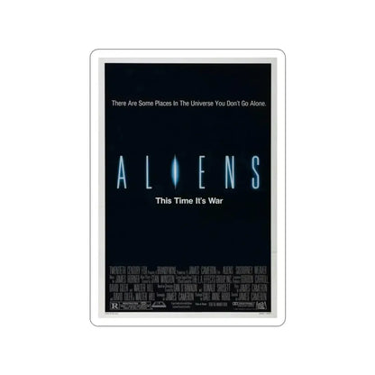 ALIENS (TEASER) 1986 Movie Poster STICKER Vinyl Die-Cut Decal - The Sticker Space