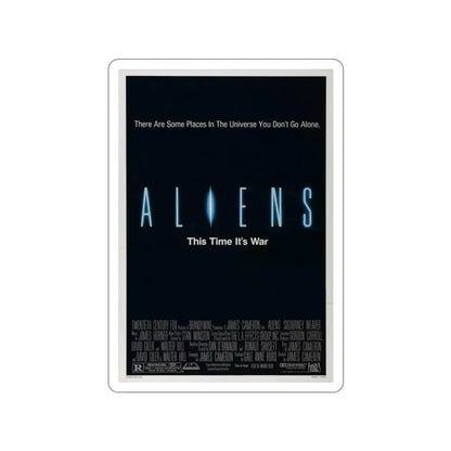 ALIENS (TEASER) 1986 Movie Poster STICKER Vinyl Die-Cut Decal - The Sticker Space
