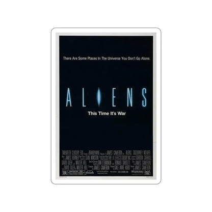 ALIENS (TEASER) 1986 Movie Poster STICKER Vinyl Die-Cut Decal - The Sticker Space
