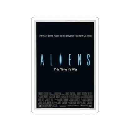ALIENS (TEASER) 1986 Movie Poster STICKER Vinyl Die-Cut Decal - The Sticker Space