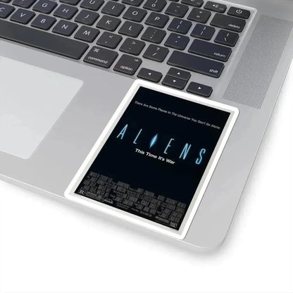 ALIENS (TEASER) 1986 Movie Poster - STICKER Vinyl Kiss-Cut Decal - The Sticker Space