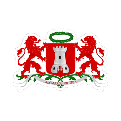 Alkmaar wapen HRvA (Netherlands) (Coat of Arms) STICKER Vinyl Kiss-Cut Decal 4 Inch White - The Sticker Space