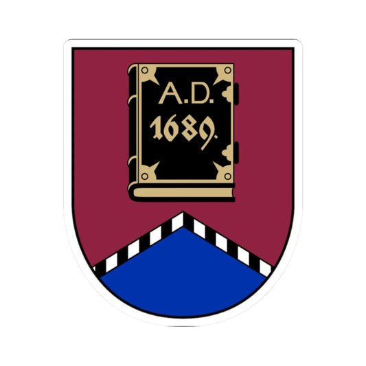 Alūksne novads COA (Latvia) (Coat of Arms) STICKER Vinyl Kiss-Cut Decal 2 Inch White - The Sticker Space