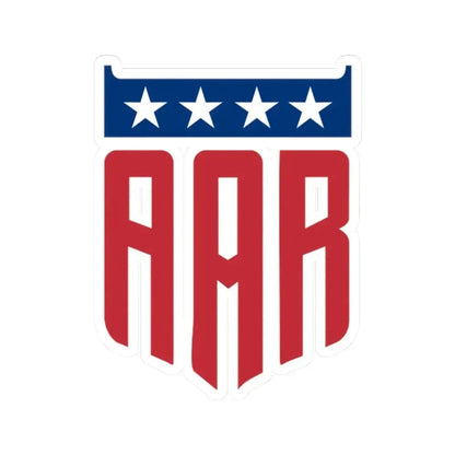 All American Racers (Logo) STICKER Vinyl Kiss-Cut Decal 2 Inch White - The Sticker Space