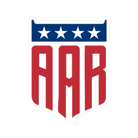 All American Racers (Logo) STICKER Vinyl Kiss-Cut Decal 2 Inch White - The Sticker Space