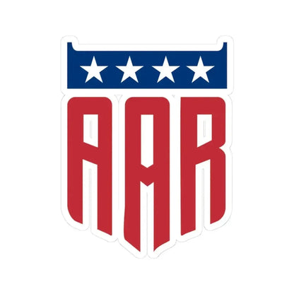 All American Racers (Logo) STICKER Vinyl Kiss-Cut Decal 3 Inch White - The Sticker Space