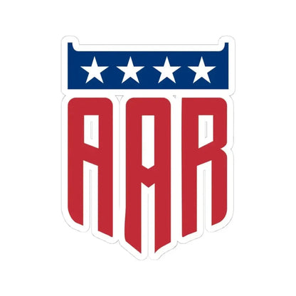 All American Racers (Logo) STICKER Vinyl Kiss-Cut Decal 4 Inch White - The Sticker Space