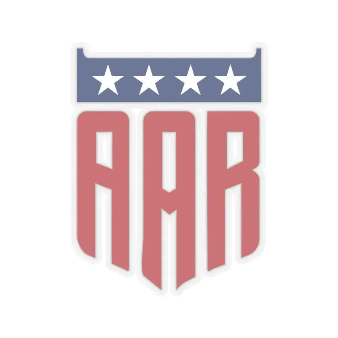 All American Racers (Logo) STICKER Vinyl Kiss-Cut Decal 6 Inch Transparent - The Sticker Space