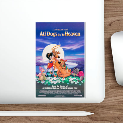 All Dogs Go To Heaven 1989 Movie Poster STICKER Vinyl Die-Cut Decal-The Sticker Space