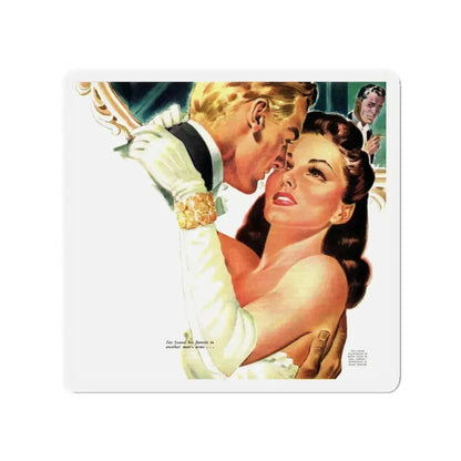 All Is Fair..., The American Magazine, May 1940 (Magazine Illustration) Refrigerator Magnet 3 Inch - The Sticker Space