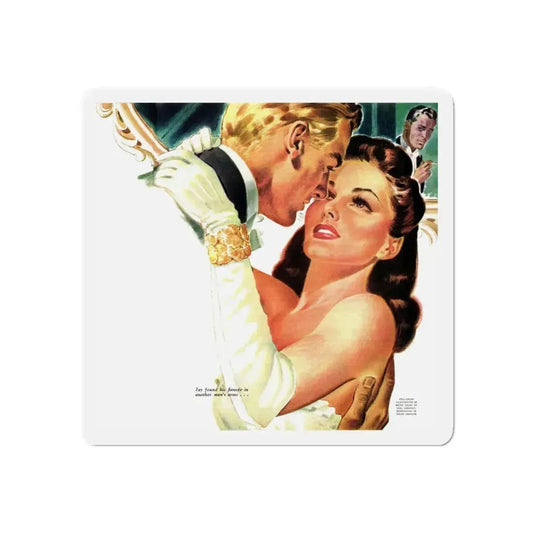 All Is Fair..., The American Magazine, May 1940 (Magazine Illustration) Refrigerator Magnet 6 Inch - The Sticker Space