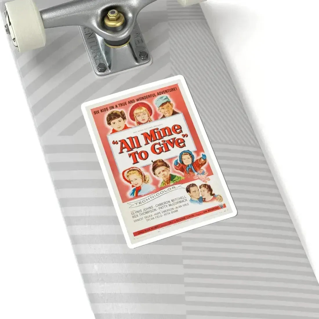 All Mine to Give 1957 Movie Poster - STICKER Vinyl Kiss-Cut Decal - The Sticker Space