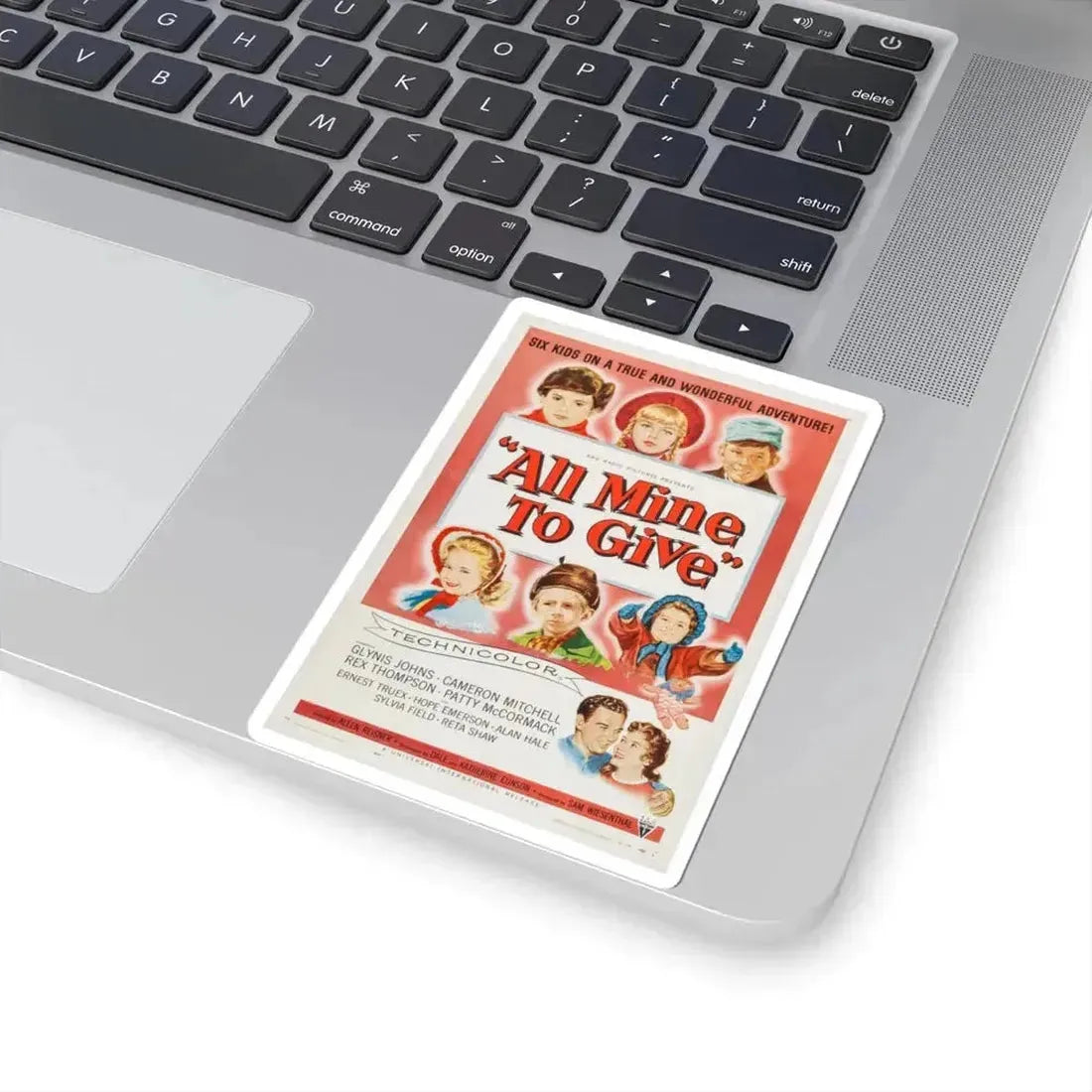 All Mine to Give 1957 Movie Poster - STICKER Vinyl Kiss-Cut Decal - The Sticker Space