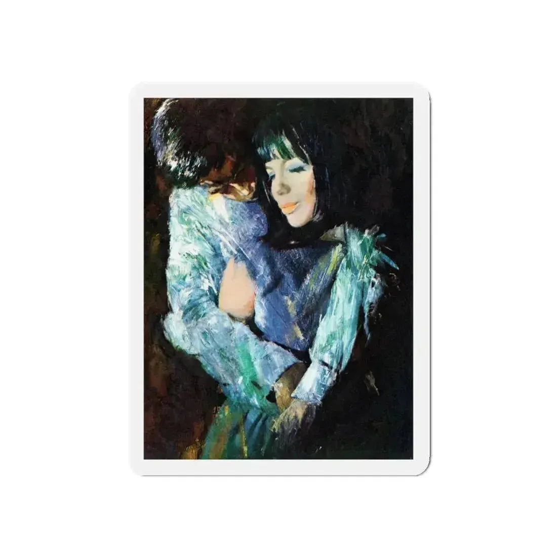 All My Yesterdays by Mary E Nutt, Woman Own magazine, 1966 (Magazine Illustration) Refrigerator Magnet 5 Inch - The Sticker Space