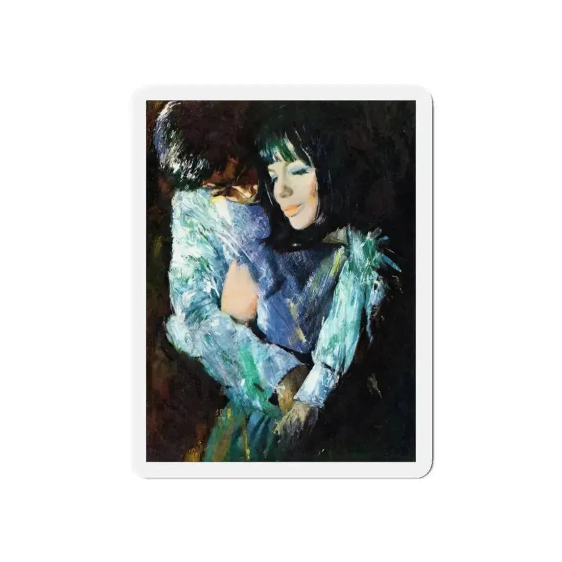 All My Yesterdays by Mary E Nutt, Woman Own magazine, 1966 (Magazine Illustration) Refrigerator Magnet 6 Inch - The Sticker Space