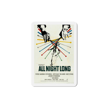 All Night Long 1962 Movie Poster Die-Cut Magnet-6 Inch-The Sticker Space