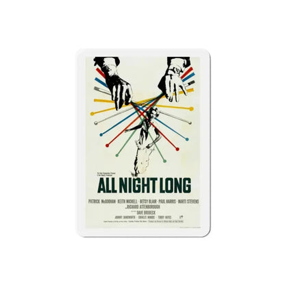 All Night Long 1962 Movie Poster Refrigerator Magnet - The Sticker Space
