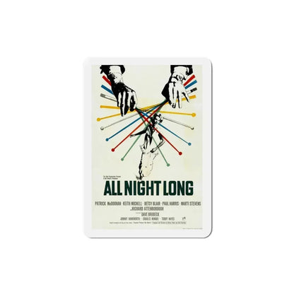 All Night Long 1962 Movie Poster Refrigerator Magnet - The Sticker Space