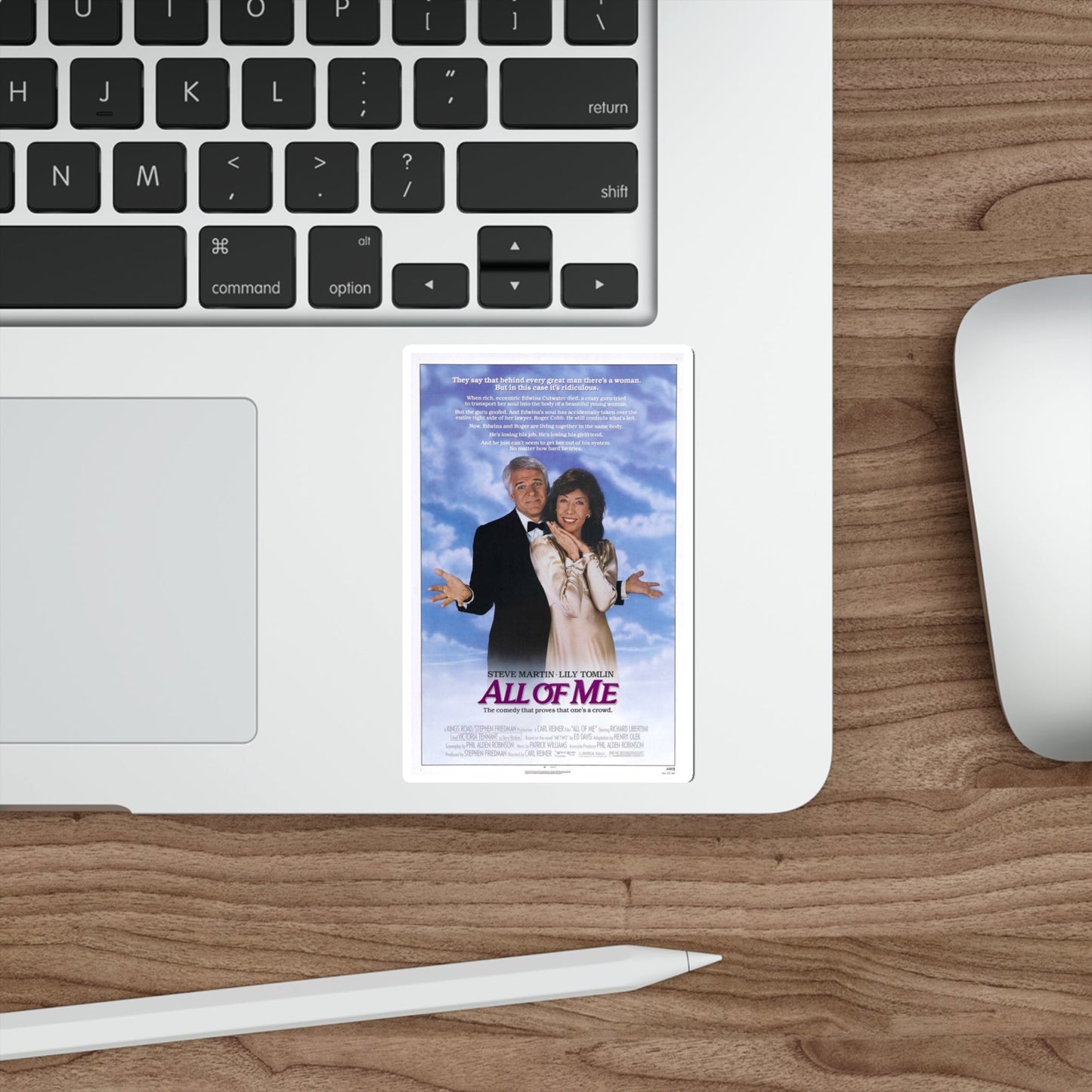 All of Me 1984 Movie Poster STICKER Vinyl Die-Cut Decal-The Sticker Space