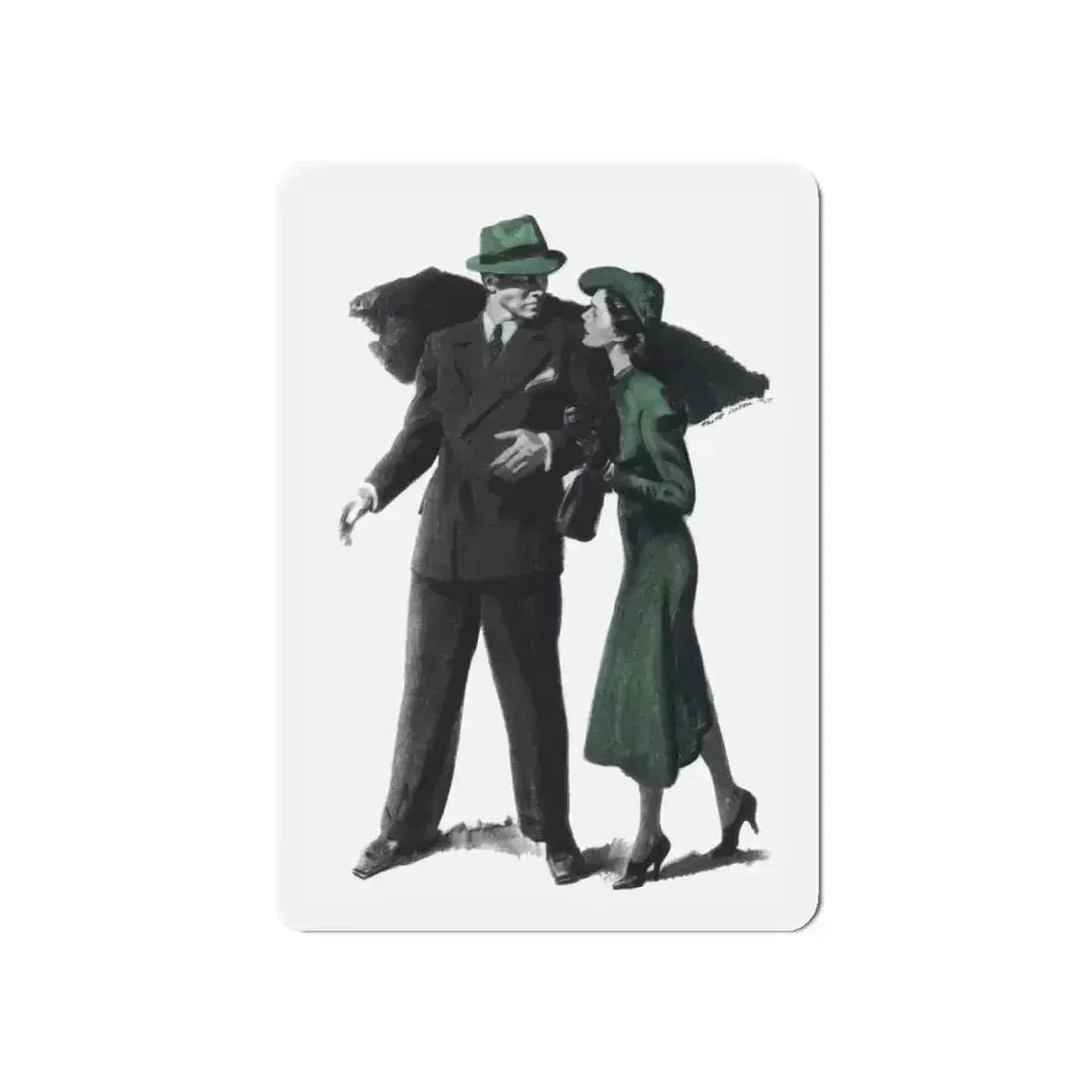 All of My Life (2), The American Magazine, September 1938 (Magazine Illustration) Refrigerator Magnet - The Sticker Space