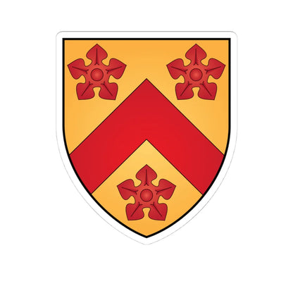 All-Souls College Oxford Coat Of Arms (England) (Coat of Arms) STICKER Vinyl Kiss-Cut Decal 4 Inch White - The Sticker Space
