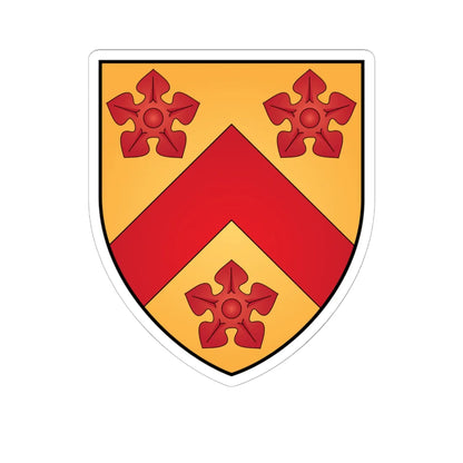 All-Souls College Oxford Coat Of Arms (England) (Coat of Arms) STICKER Vinyl Kiss-Cut Decal 6 Inch White - The Sticker Space